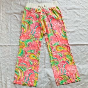 Lilly Pulitzer "The Beach Pant" Linen Pants New With Tags| Beach Palazzo Pants